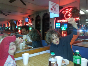Jacob, Carl & Uncle Larry at Randazzo's