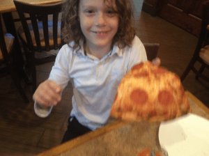 Jacob at Uncle Oggies