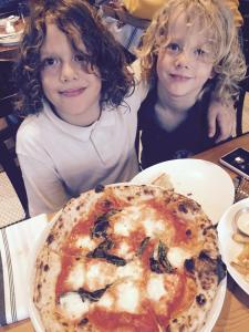 Jacob and Carl at Ardé Osteria & Pizzeria
